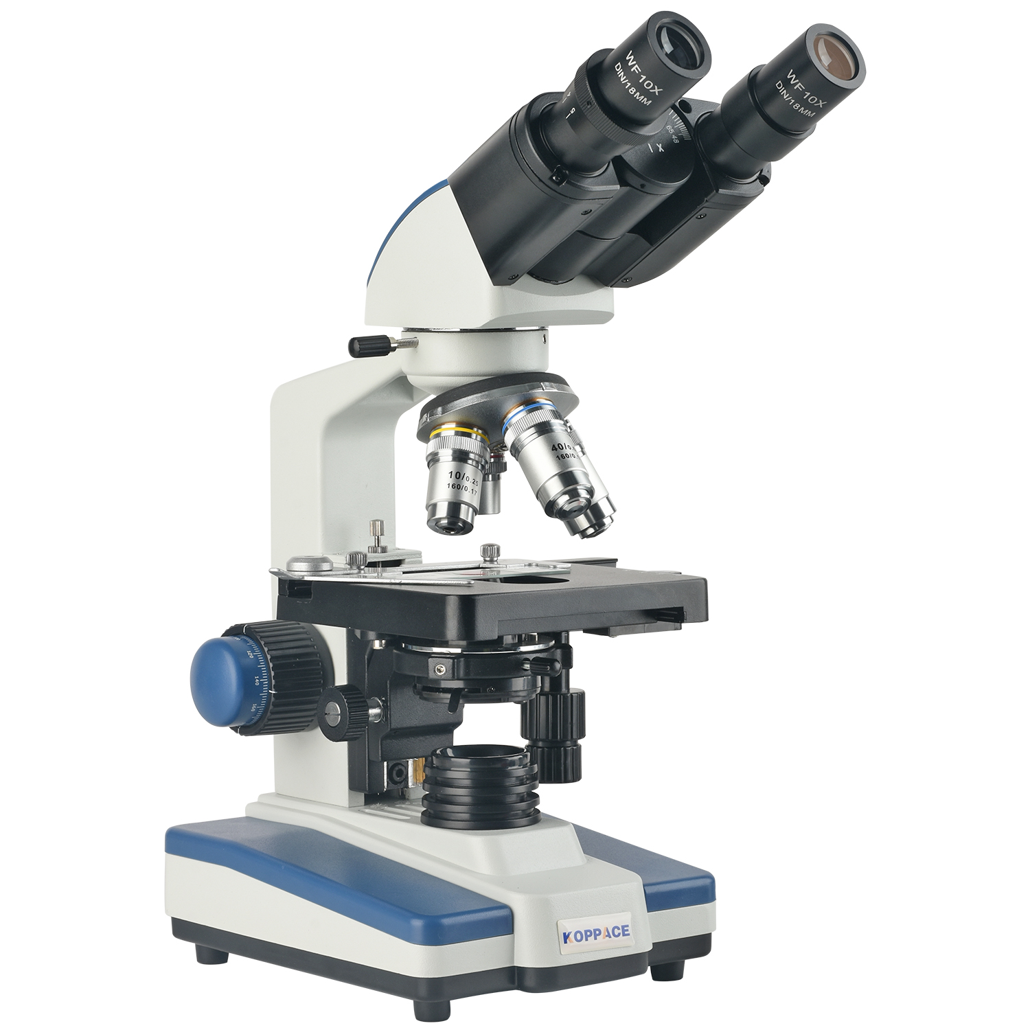 Microscope Compound 40X - KOPPACE 40X-2500X Binocular Compound Lab Microscope