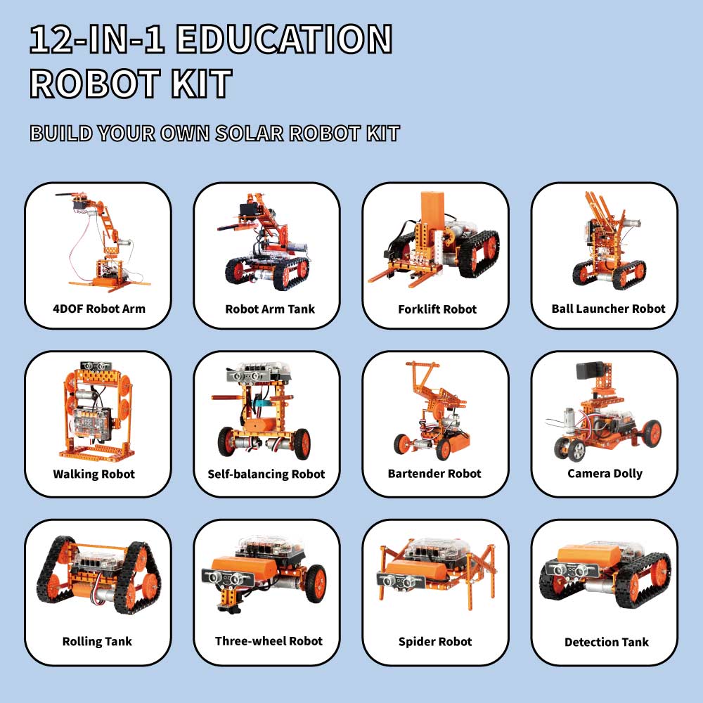 Advanced Multi-model Diy Progr - Science Robot reseña y precio