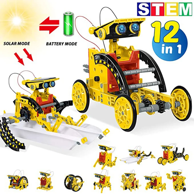 12 in 1 Science Experiment Sol - Science Project Robot reseña y precio