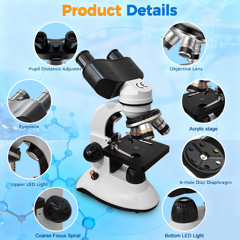 Binocular Compound Microscope  - Microscope Compound 40X reseña y precio
