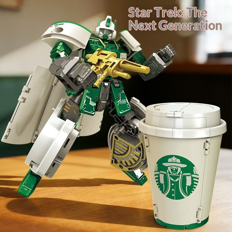 Transforming toy milk tea warr - Science Robot reseña y precio