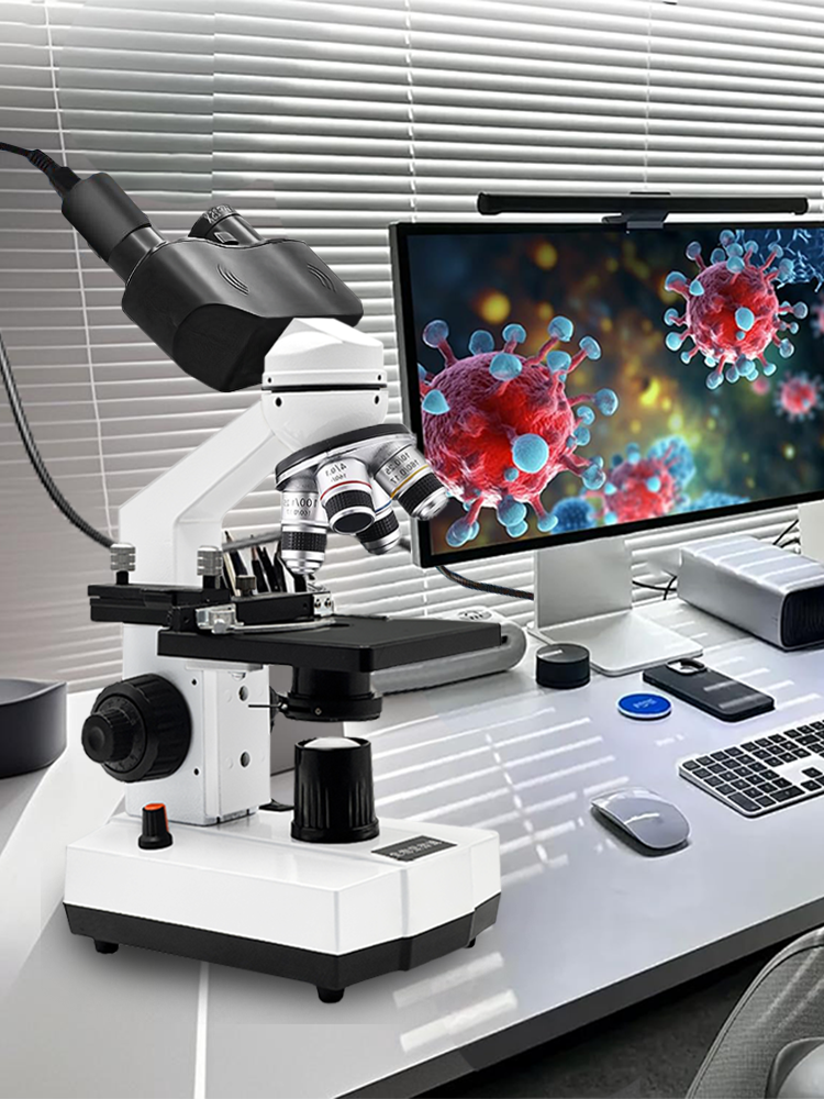 Professional LED Binocular Mic - Microscope Compound 40X reseña y precio