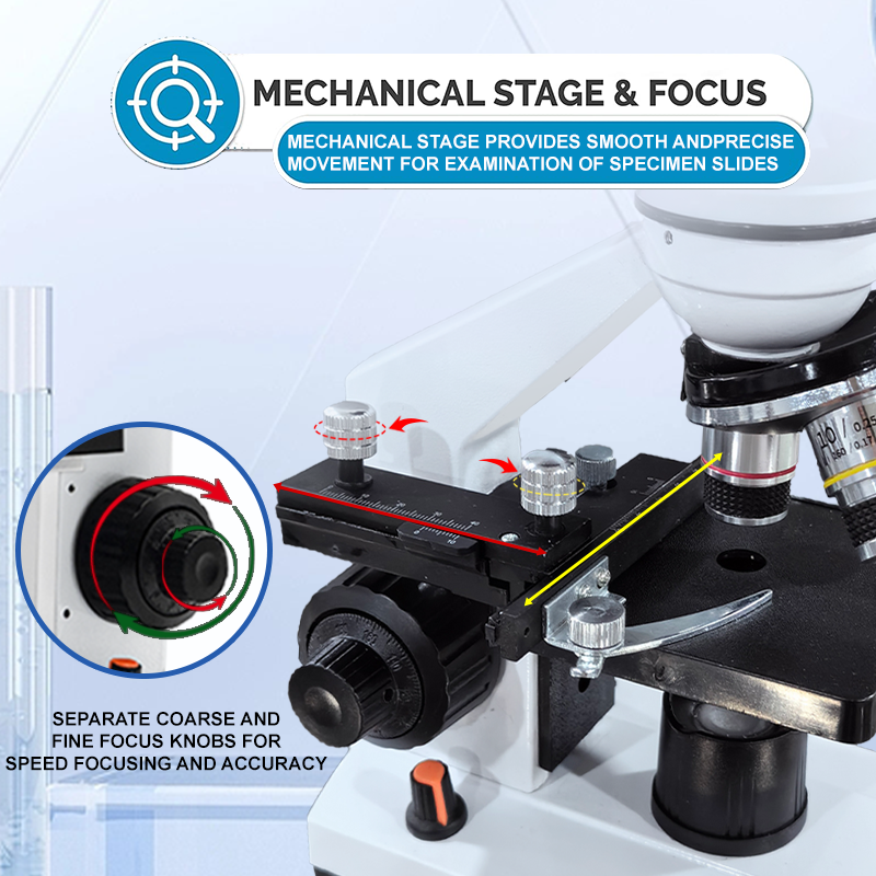 Professional LED Binocular Mic - Microscope Compound 40X reseña y precio