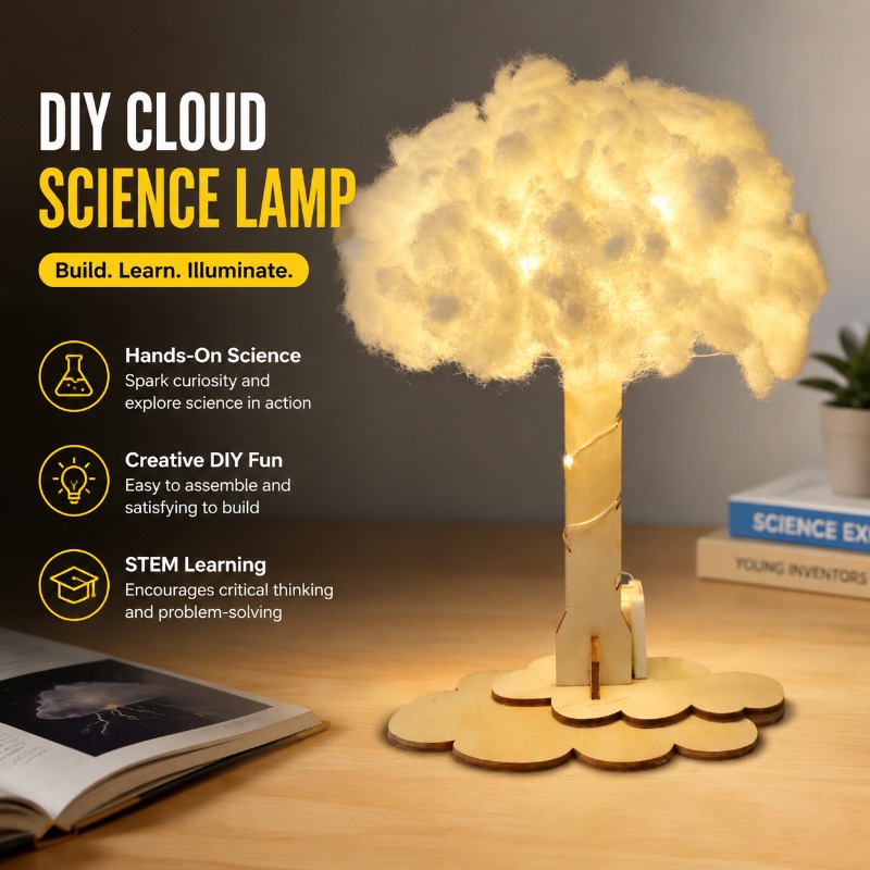 DIY Cloud Lamp Science Experim - Science Project Toys Making reseña y precio