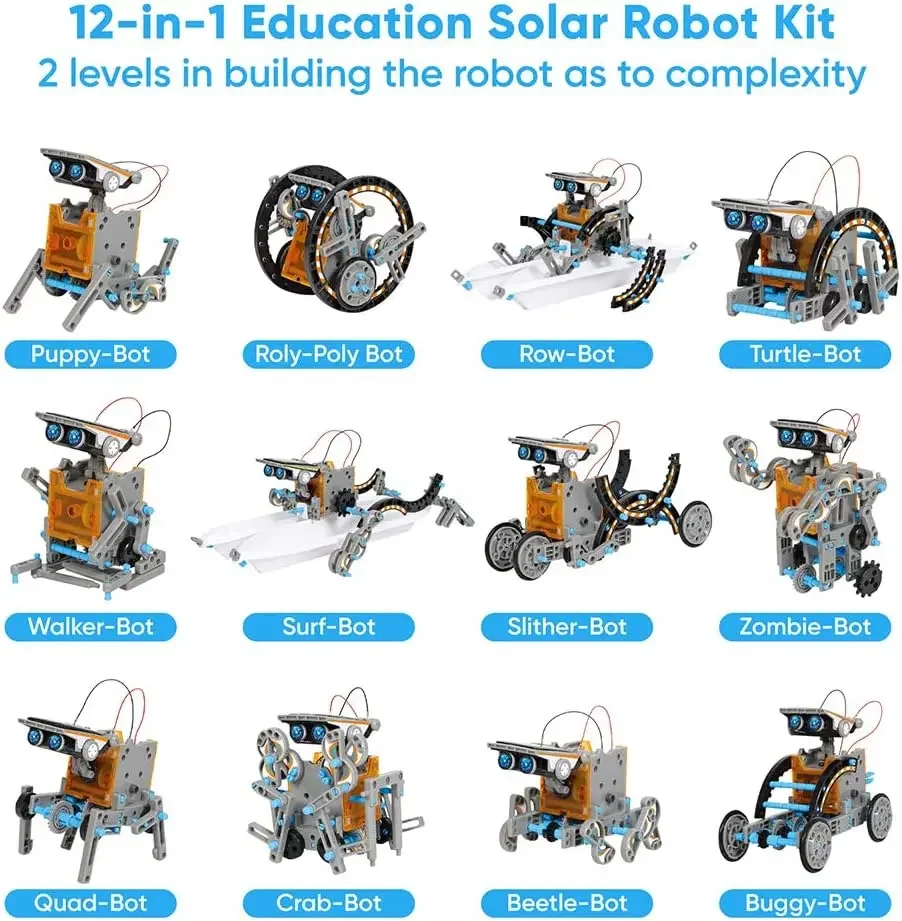 13-in-1 Education Solar Robot  - Science Project Robot reseña y precio