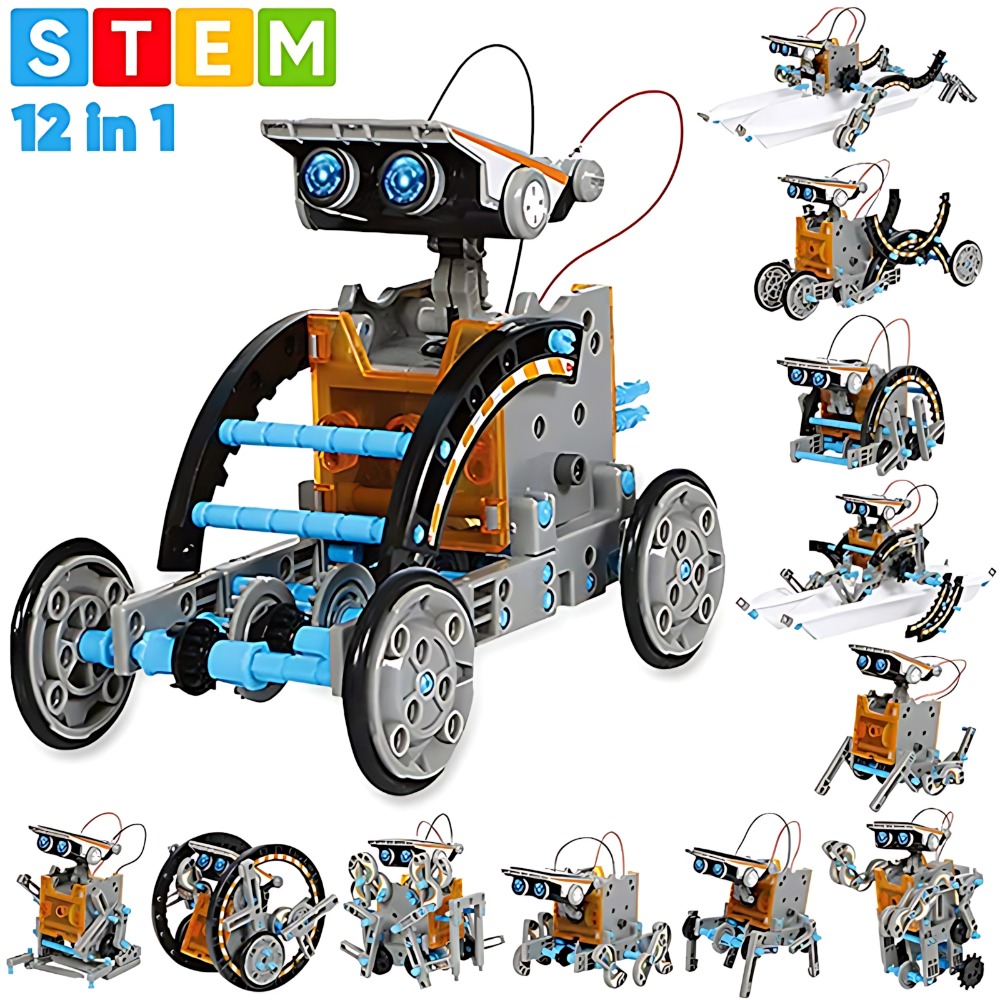 Solar Robot Building Blocks 12 - Science Robot reseña y precio