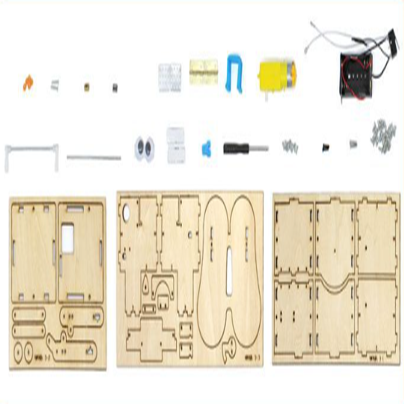 Wooden Assemble DIY Robot Eati - Science Project Robot reseña y precio