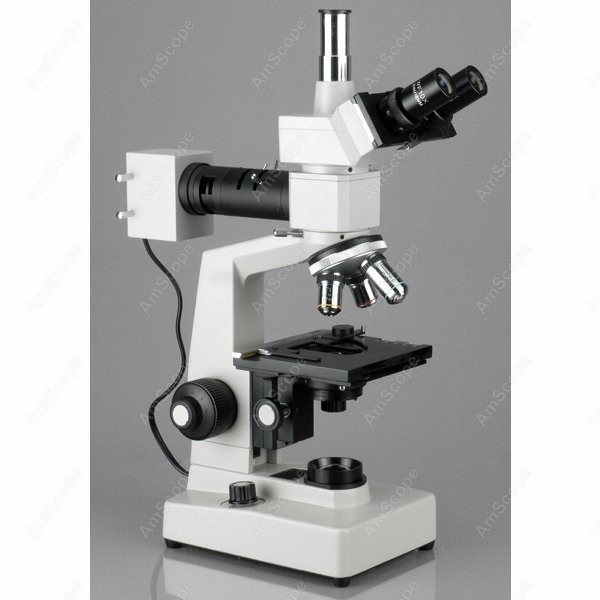 AmScope Metallurgical Trinocul - Microscope Compound 40X reseña y precio
