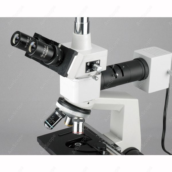 AmScope Metallurgical Trinocul - Microscope Compound 40X reseña y precio