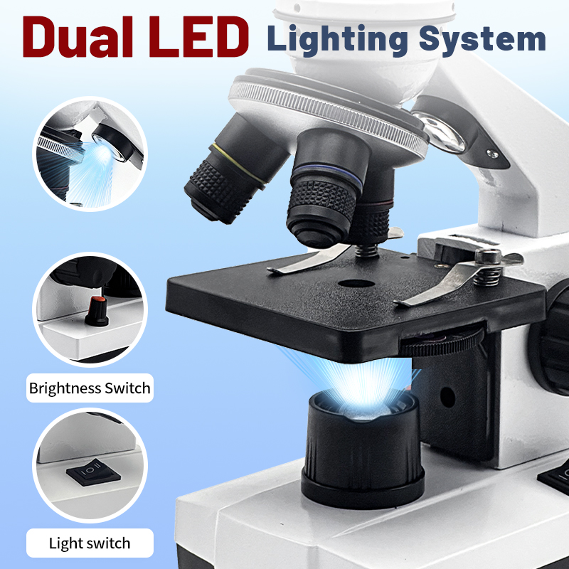 Monocular Compound Microscope  - Microscope Compound 40X reseña y precio