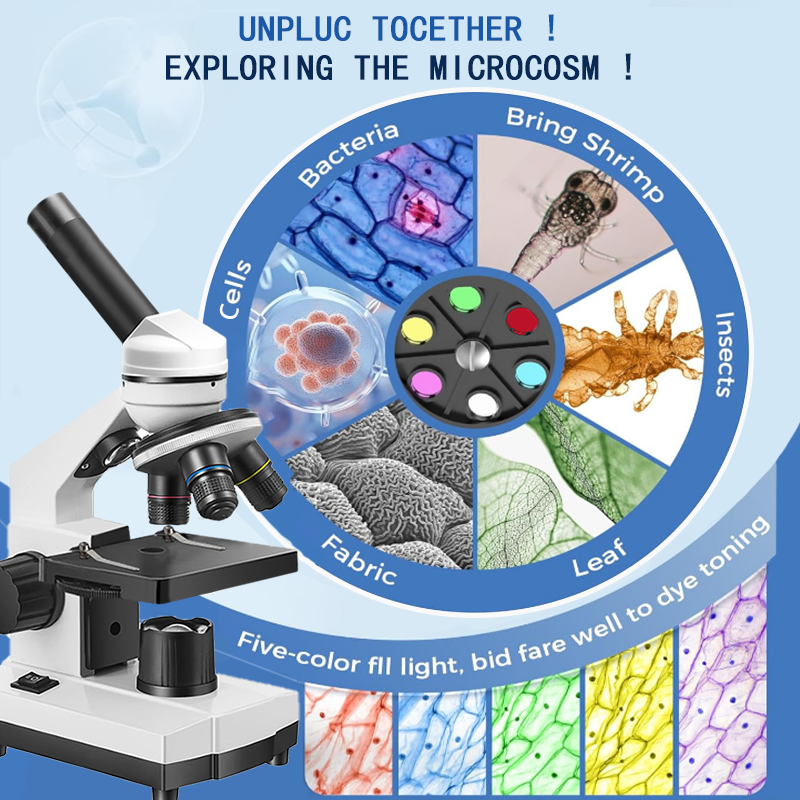 Monocular Compound Microscope  - Microscope Compound 40X reseña y precio