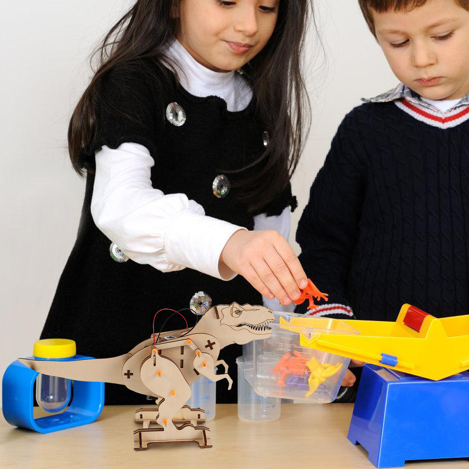 Dinosaur Building Kit 3D Woode - Science Project Diy reseña y precio