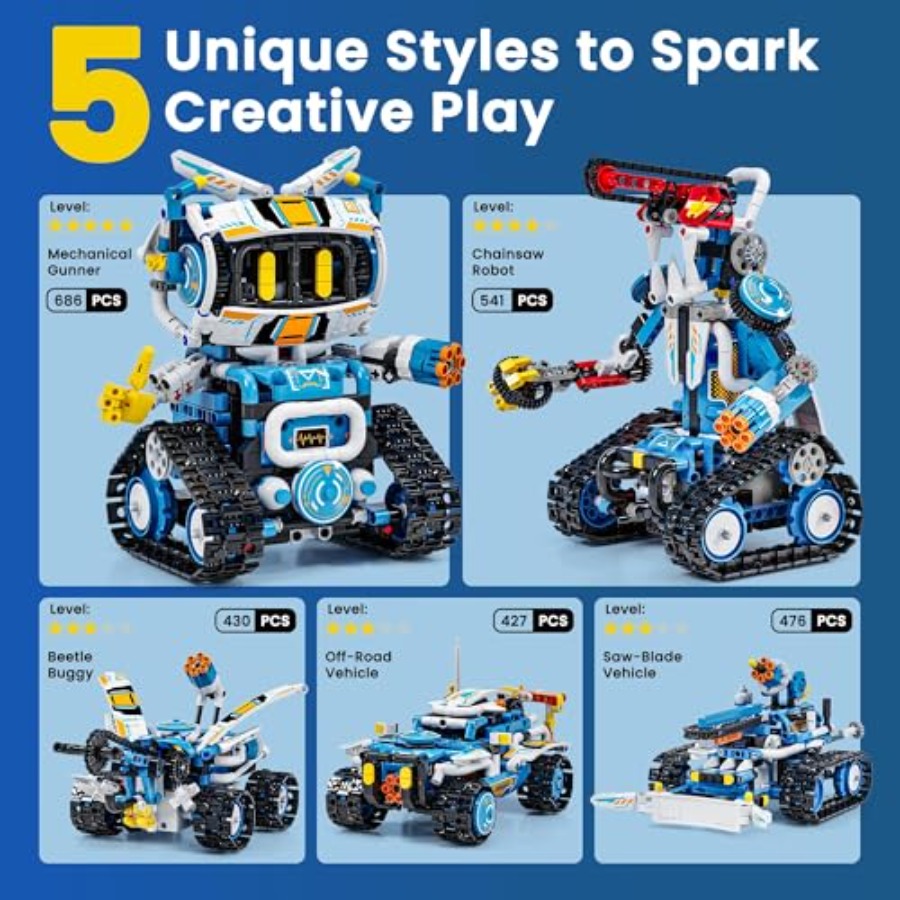 STEM Robotics Kit for 8-12: 5- - Science Project Robot reseña y precio