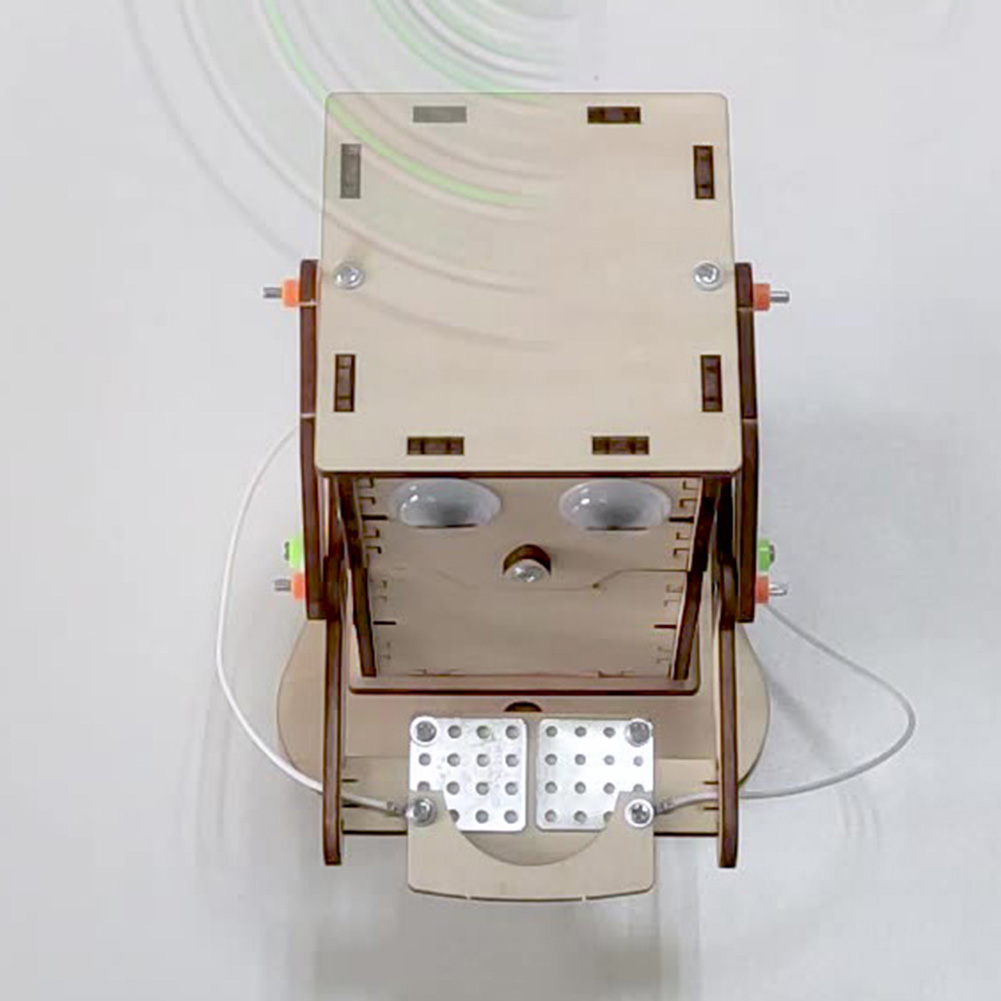 Robot Eating Coin Wood DIY Mod - Science Project Robot reseña y precio