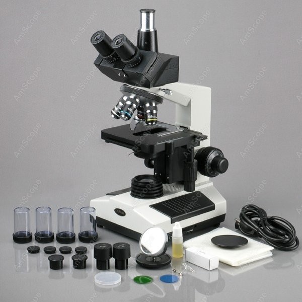 AmScope T390 Series Biological - Microscope Compound 40X reseña y precio