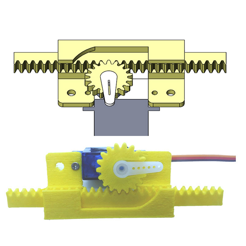 Linear Servo Robot Arm Robotic - Science Project Robot reseña y precio