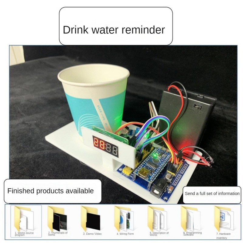 Drink Water Reminder Robot Han - Science Robot reseña y precio