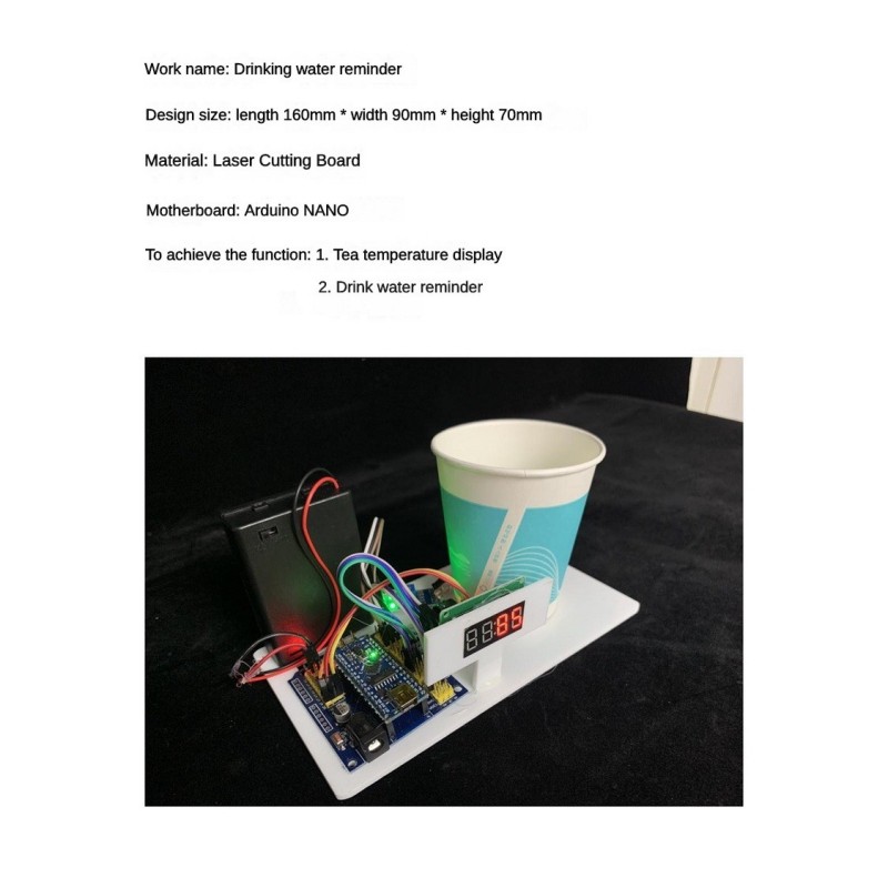 Drink Water Reminder Robot Han - Science Robot reseña y precio