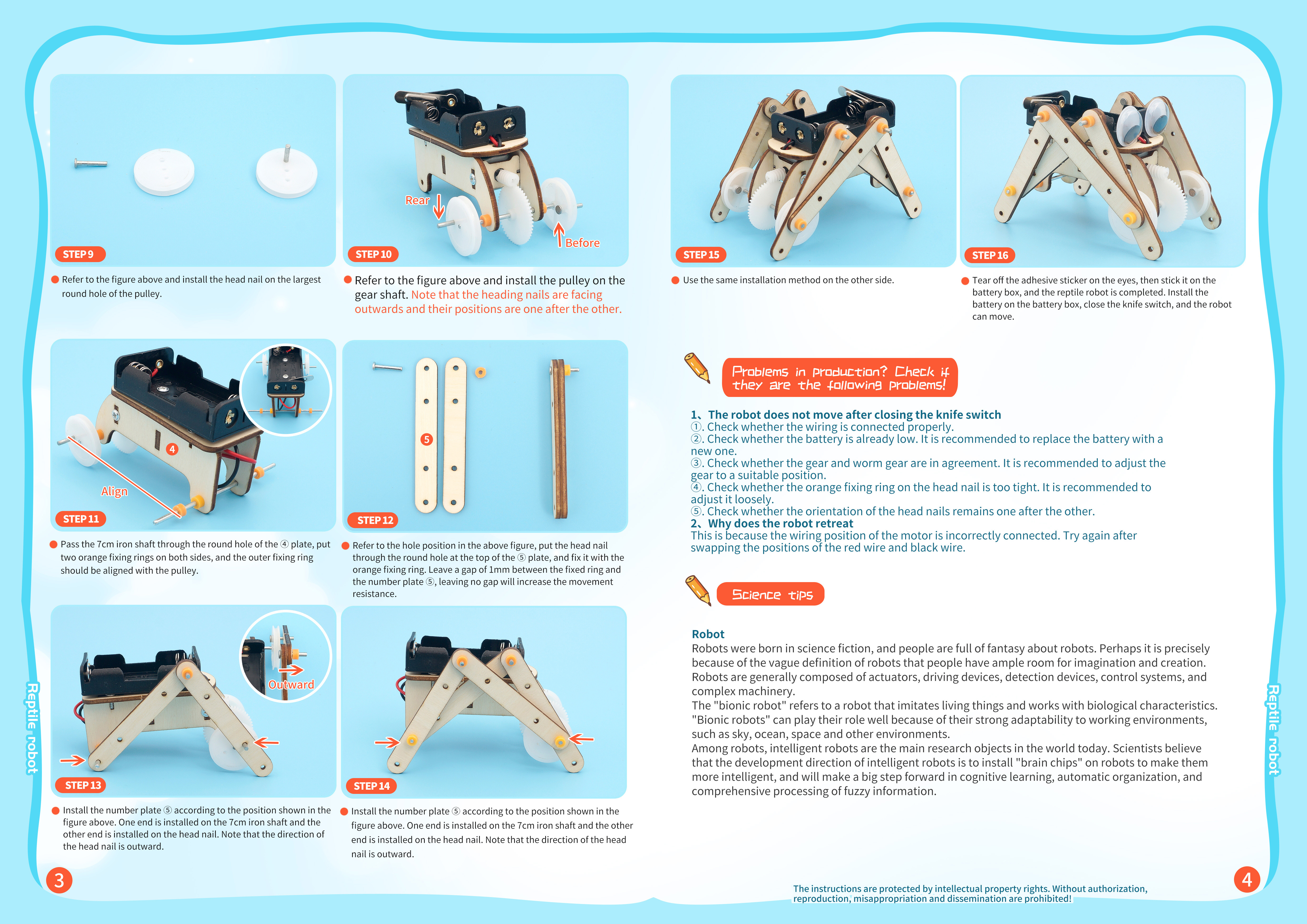 DIY Spider Robot STEM Toys Tec - Science Project Robot reseña y precio