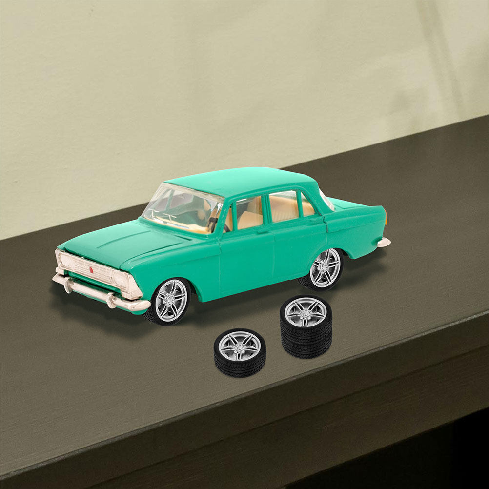 4Pcs Rubber Wheels for DIY Car - Science Project Robot reseña y precio