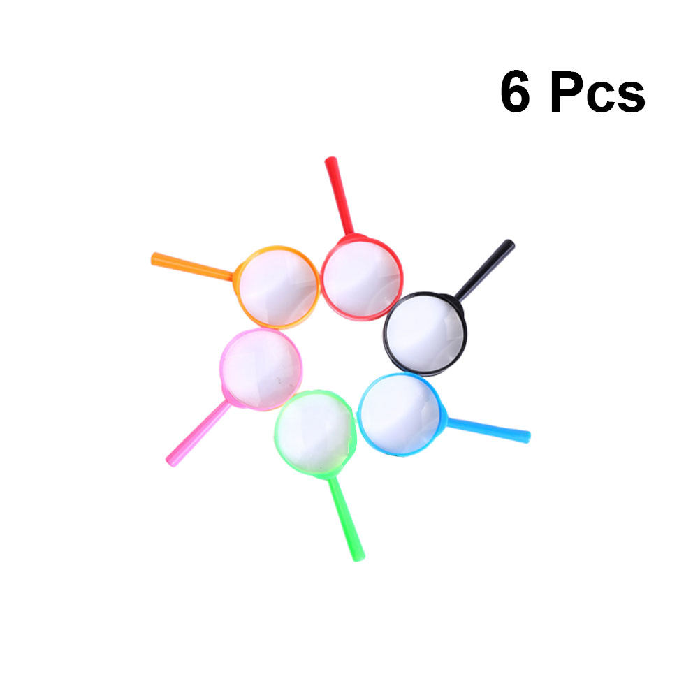 6pcs Colored Acrylic Magnifyin - Is Learning Science A Hobby reseña y precio