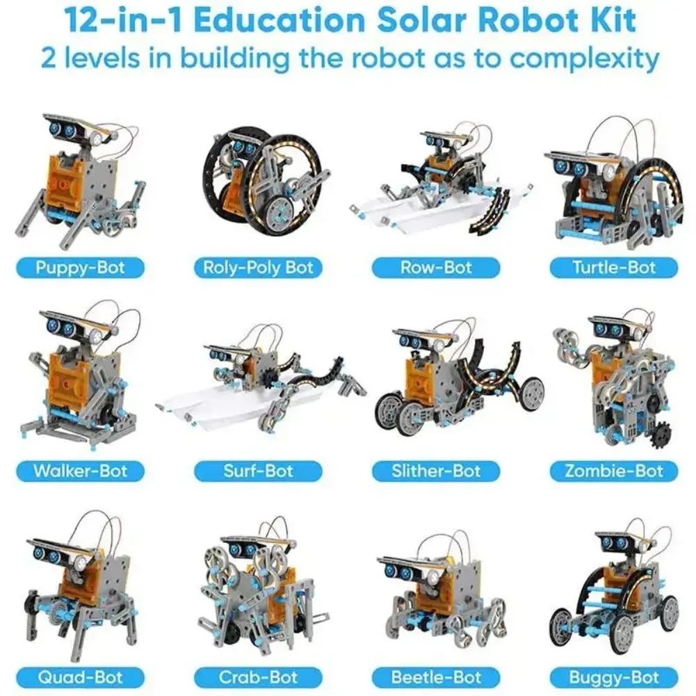13 in 1 Solar Powered Robot Sc - Science Robot reseña y precio