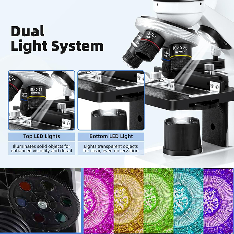 Binocular Compound Microscope  - Microscope Compound 40X reseña y precio