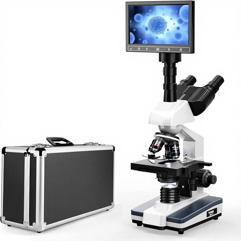 40X-2500X Trinocular Compound  - Microscope Compound 40X reseña y precio
