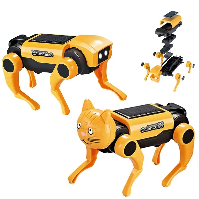2IN1 Solar Robot Dog Replaceab - Science Project Robot reseña y precio